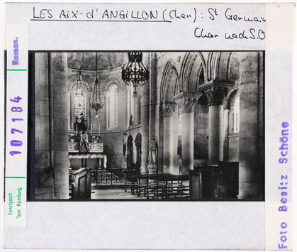 Vorschaubild Les-Aix-d'Angillon: Pfarrkirche Saint-Germain, Chor nach Südosten 